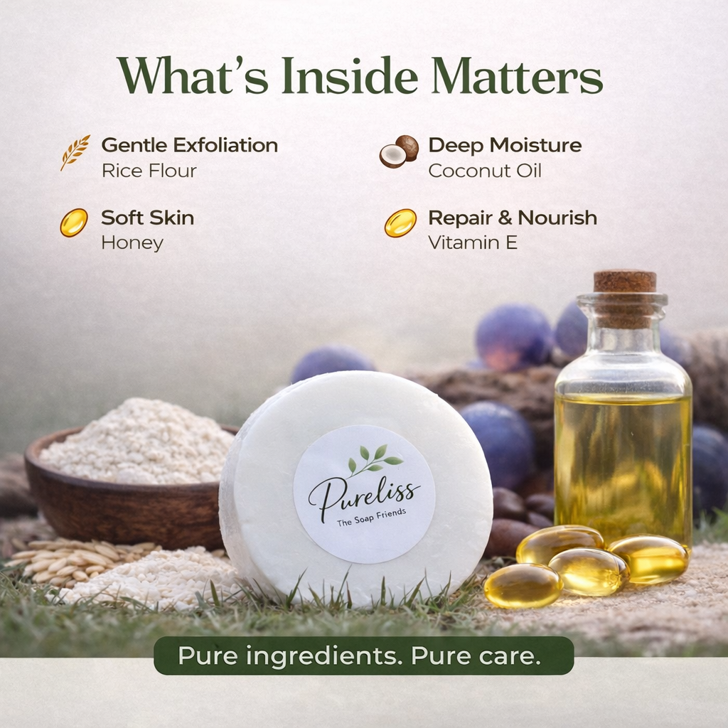 Pureliss Rice &amp; Honey Soap